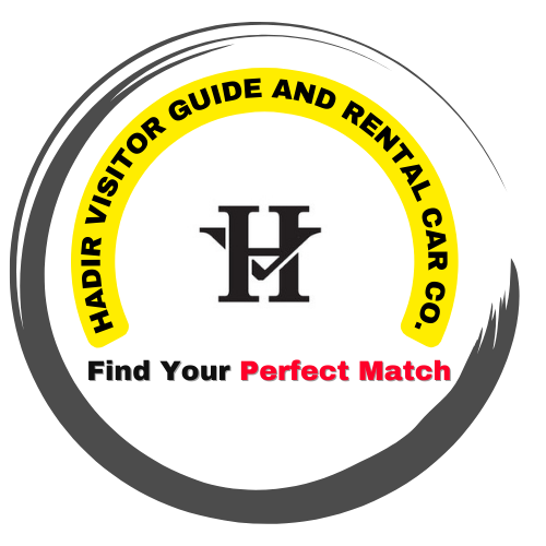 Hadir Visitor Guide and Rental Car Company logo